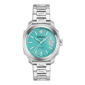 Versace Dylos Automatic Watch Silver Mens